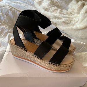 dolce vita espadrille wedge sandals sz 6